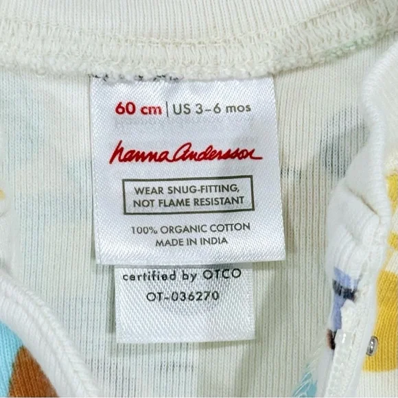 Hanna Andersson Ice Cream Trucks Romper Boys 3-6M Vans 2-Way Zip Shortie Sleeper - Picture 3 of 6